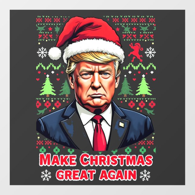 Make Christmas Great Again Ugly Xmas Sweater trump (Sheet)