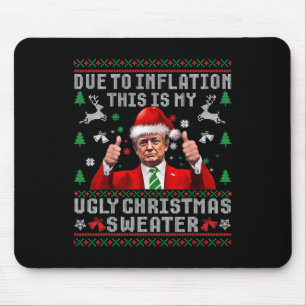 Make Christmas Great Again Xmas Funny Trump Pajama Mouse Pad