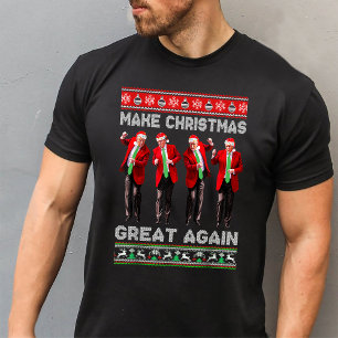 Make Christmas Great Again Xmas Funny Trump T-Shirt