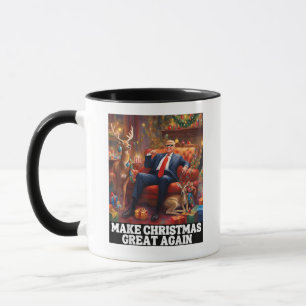 Make Christmas Great Again Xmas Funny Trump Ugly Mug
