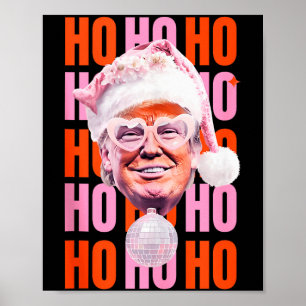 Make Christmas Great Again Xmas Party Funny Trump Poster