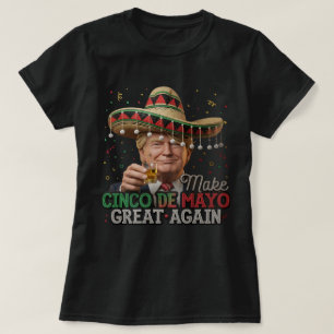 Make Cinco de Mayo Great Again-Women Trump Sombrer T-Shirt