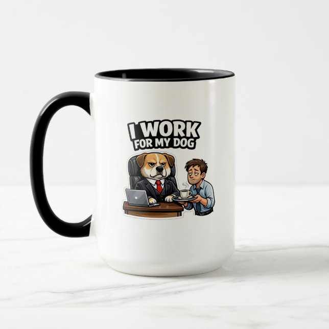 Make Coffee Great Again - Funny Trump Pyjamas T-Sh Mug (Left)