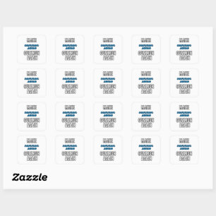 Make Common Sense Common Again Square Sticker
