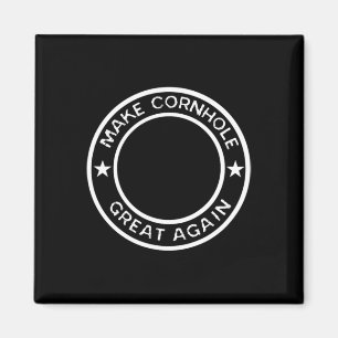 Make Cornhole Great Again Tournament Team Jersey Magnet