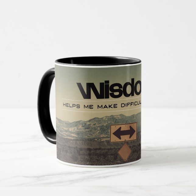 Make Difficult Decisions Mug (Front Left)