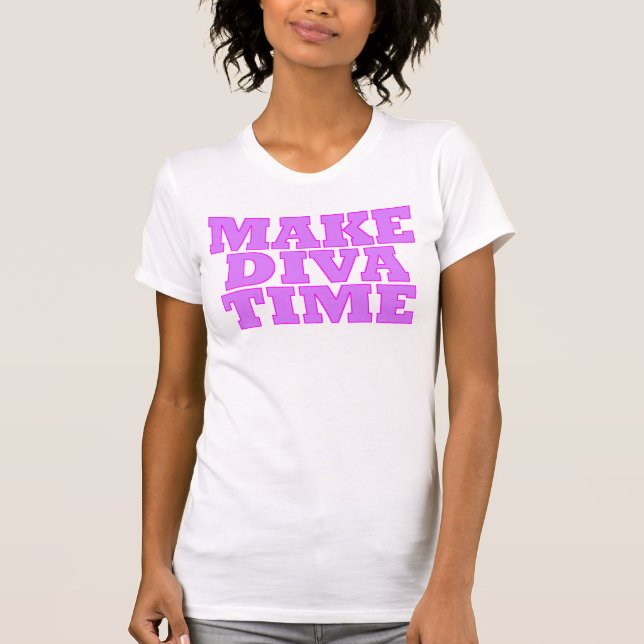 "MAKE DIVA TIME" TANK TOP (Front)