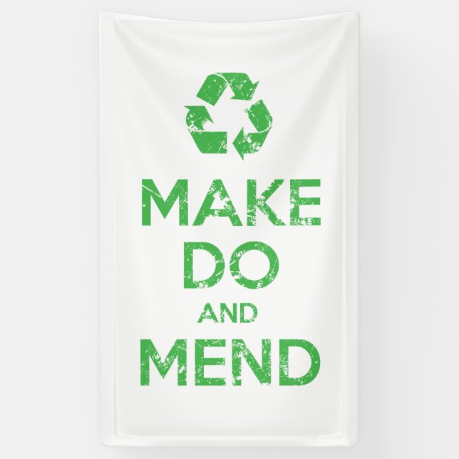 Make Do and Mend Banner (Vertical)