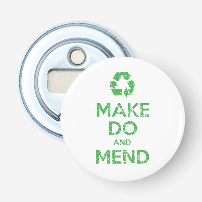 Make Do and Mend Bottle Opener (Front)