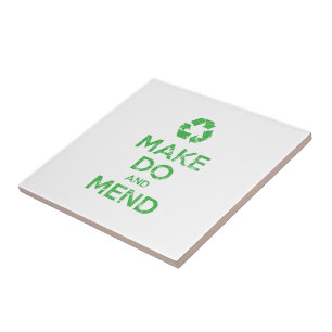 Make Do and Mend Ceramic Tile