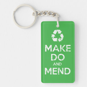 Make Do and Mend Key Ring