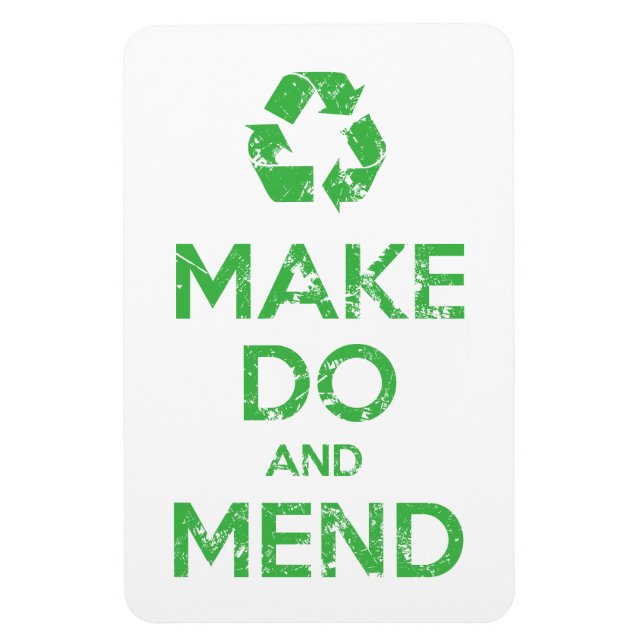 Make Do and Mend Magnet (Vertical)