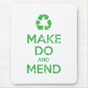 Make Do and Mend Mouse Pad