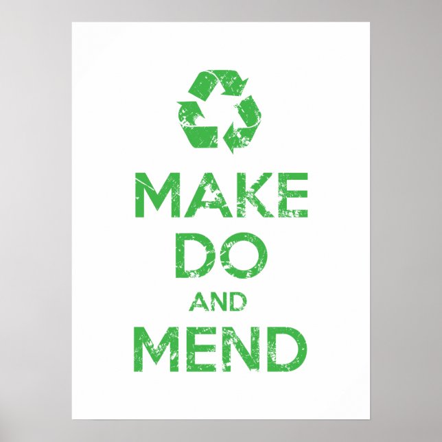 Make Do and Mend Poster (Front)