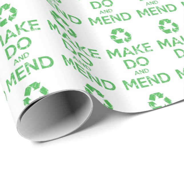 Make Do and Mend Wrapping Paper (Roll Corner)