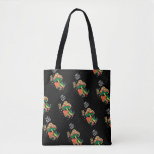 Make Dreams Happen   Colourful Mushrooms  Butterfl Tote Bag