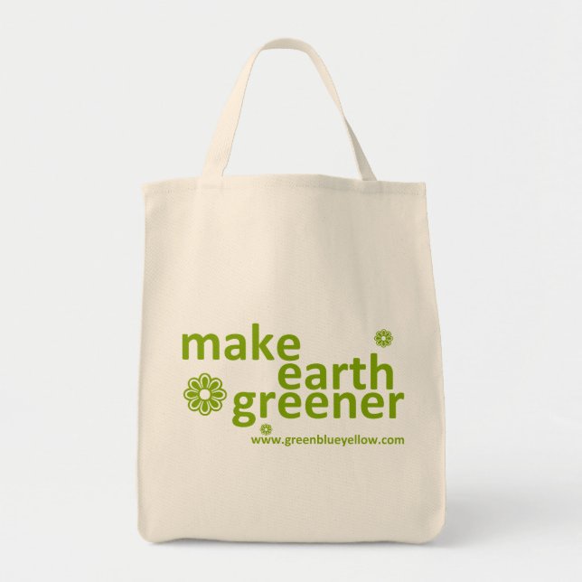 make earth greener resusable bag (Front)