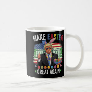 Make Easter Great Again American Flag Usa Easter T Coffee Mug