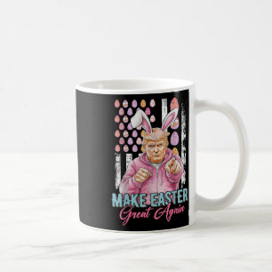 Make Easter Great Again Funny Trump Bunny American Coffee Mug