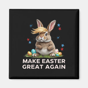 Make Easter Great Again Funny Trump Bunny Spring E Magnet