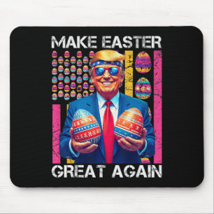 Make Easter Great Again Funny Trump Bunny Spring H Mouse Pad