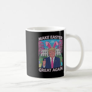 Make Easter Great Again Trump Bunny Flag 1 Coffee Mug