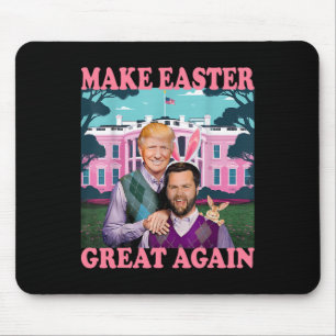 Make Easter Great Again Trump Vance Bunny Hunt 2 Mouse Pad