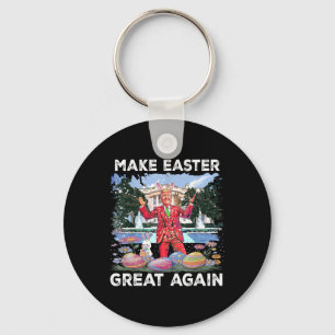 Make Easter Great Again With Trump And Bunny Key Ring