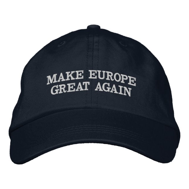 Make Europe Great Again | Embroidered Hat (Front)