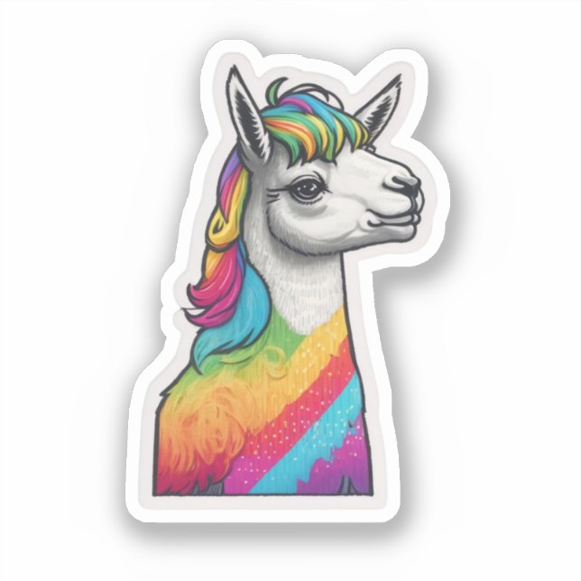 Make Every Day a Llama Party with Stickers (Front)