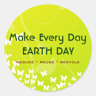 Make Every Day EARTH DAY Stickers