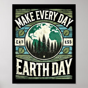 Make Every Day Earth Day T Shirt Poster
