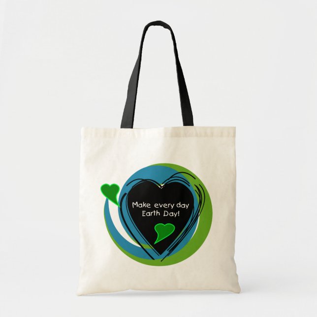 Make Every Day Earth Day Tote Bag (Front)