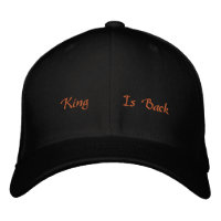 Make every outfit stand out King is Back-Hat Black