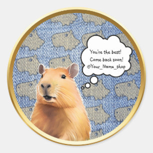 Make Every Purchase Memorable! 💖 Classic Round Sticker