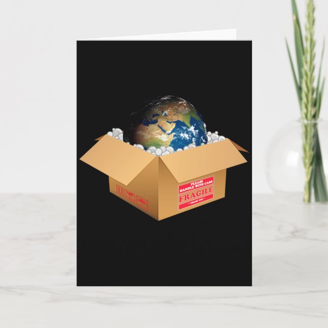 Make Everyday Earth Day T Shirt  Card (Front)