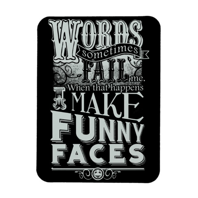 Make Faces Magnet (Vertical)