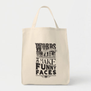 Make Faces Tote Bag
