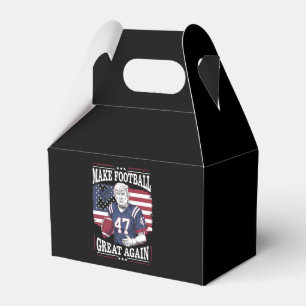 Make Football Great Again Vintage USA Flag Trump Favour Box