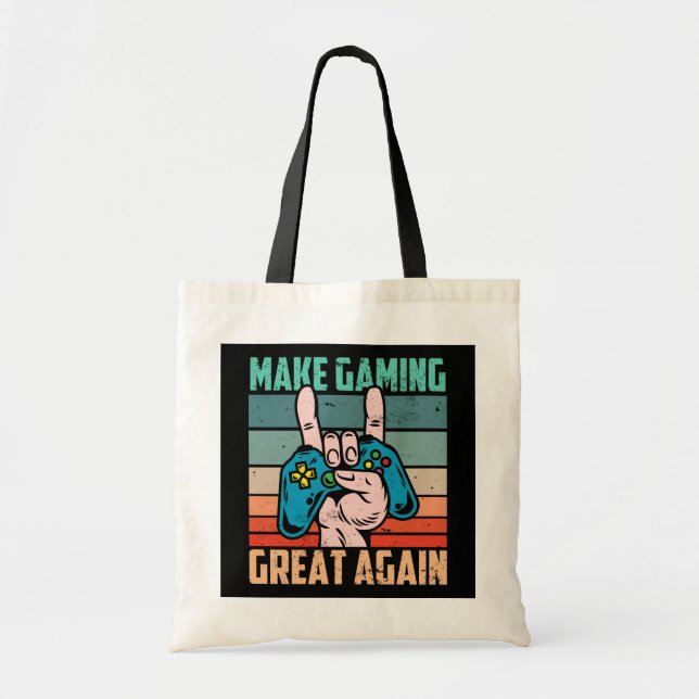 Make Gaming Great Again Tote Bag (Front)
