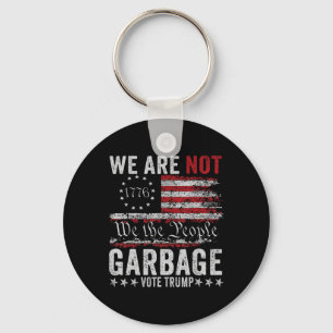 Make Garbage Great Again Garbage For Trump 2024 Key Ring