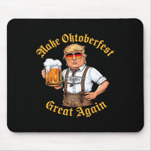 Make Great Again Funny Trump Drink Beer Prost Mouse Pad