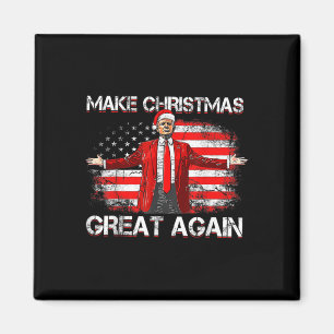 Make Great Again Santa Funny Trump Xmas Pyjamas Magnet
