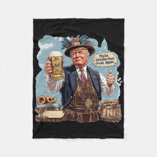 Make Great Again Trump Beer Mug  Fleece Blanket