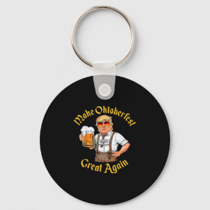 Make Great Again Trump German Beer Party Prost 1 Key Ring