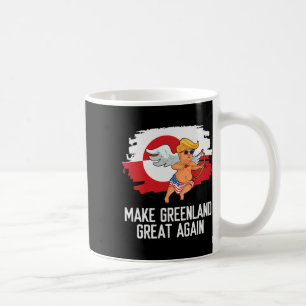 Make Greenland Great Again Funny Cupid Trump Graph Coffee Mug