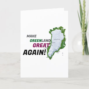 Make Greenland Great Again! (MGGA) Thank You Card
