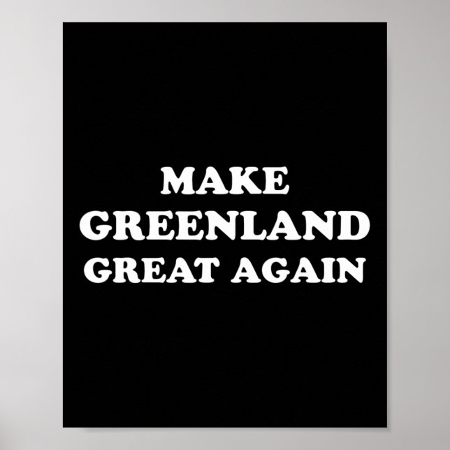 Make Greenland Great Again  Poster (Front)