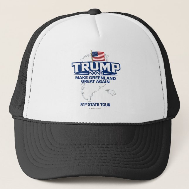 Make Greenland Great Again -  Trucker Hat (Front)