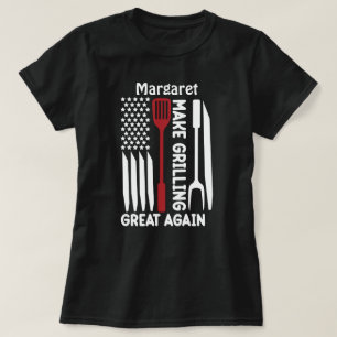 Make Grilling Great Again Street Art T-Shirt